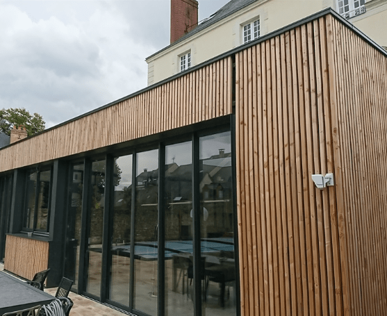 Couvertine aluminium maison extension